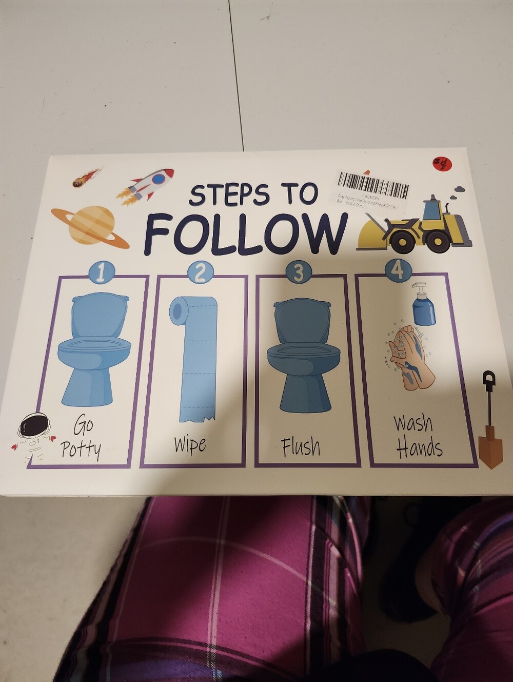 Potty Training Chart for Toddler 17 PCS Self-Care Training Sticker Chart...